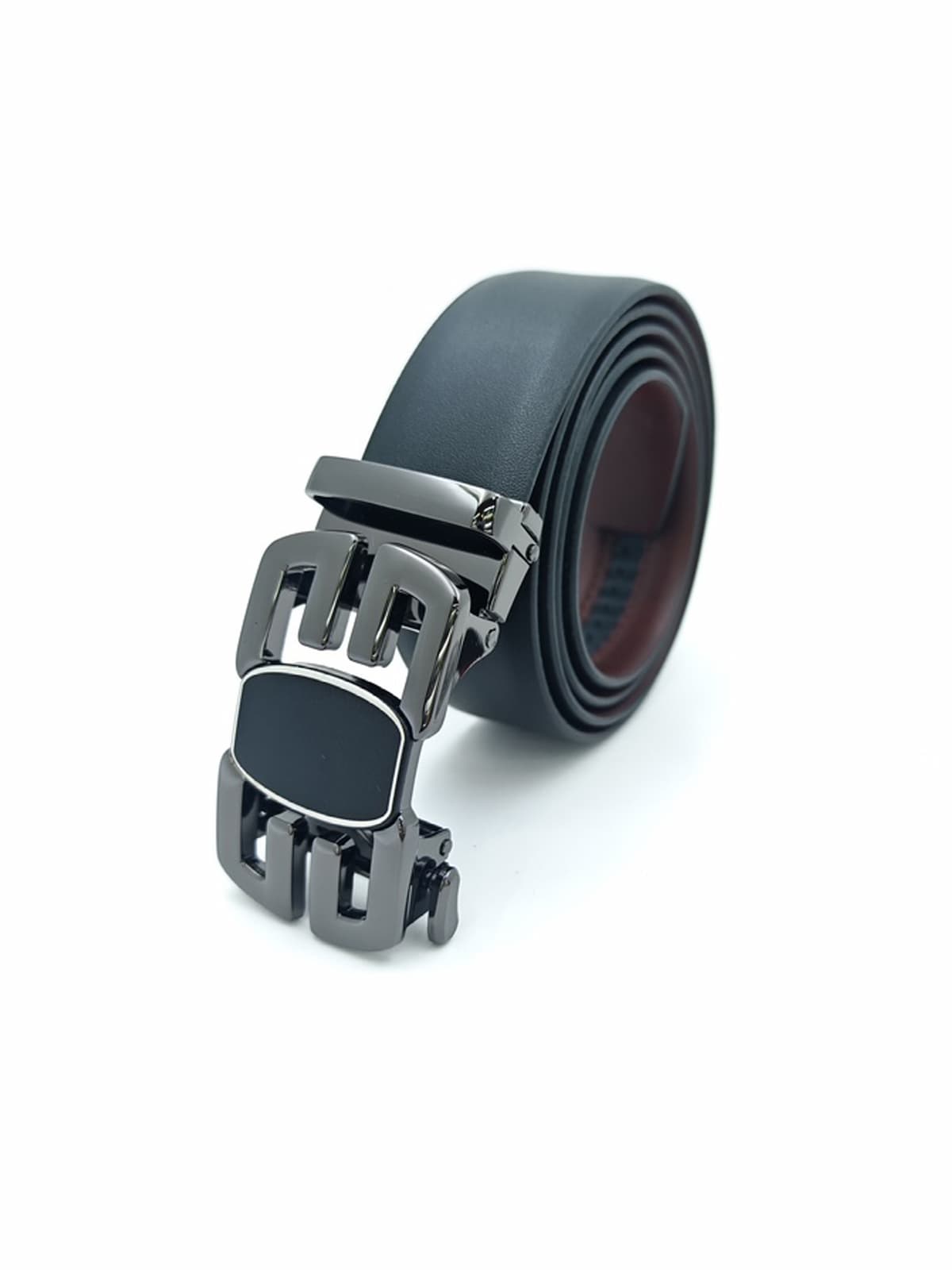 Men’s PU Leather Belt – Adjustable Auto - Lock Buckle